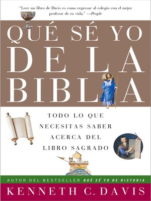 cover image of Que Se Yo de la Biblia